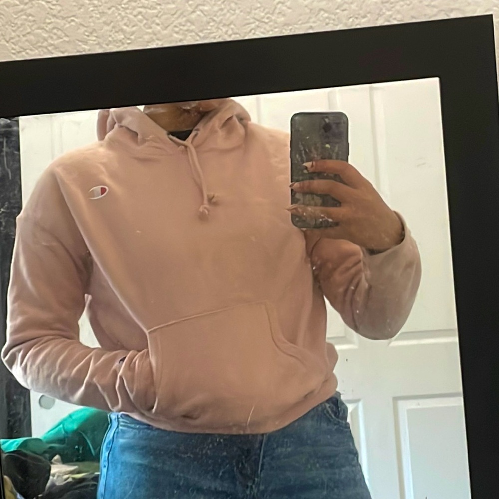 Light pink Champion Hoodie